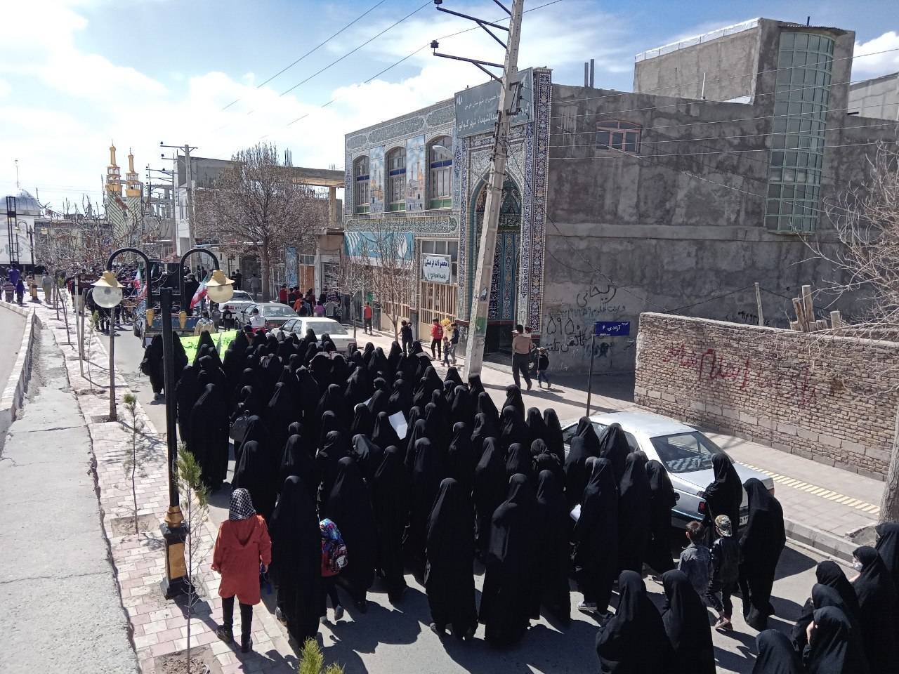 مراسم راهپیمایی روز قدس در شهر کلوانق