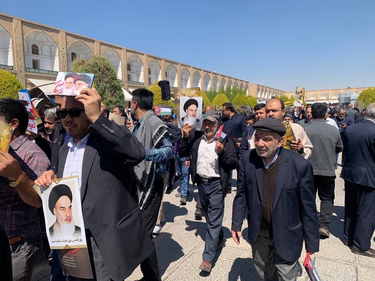مهاجرین افغانستانی در راهپیمایی روز قدس شرکت کردند