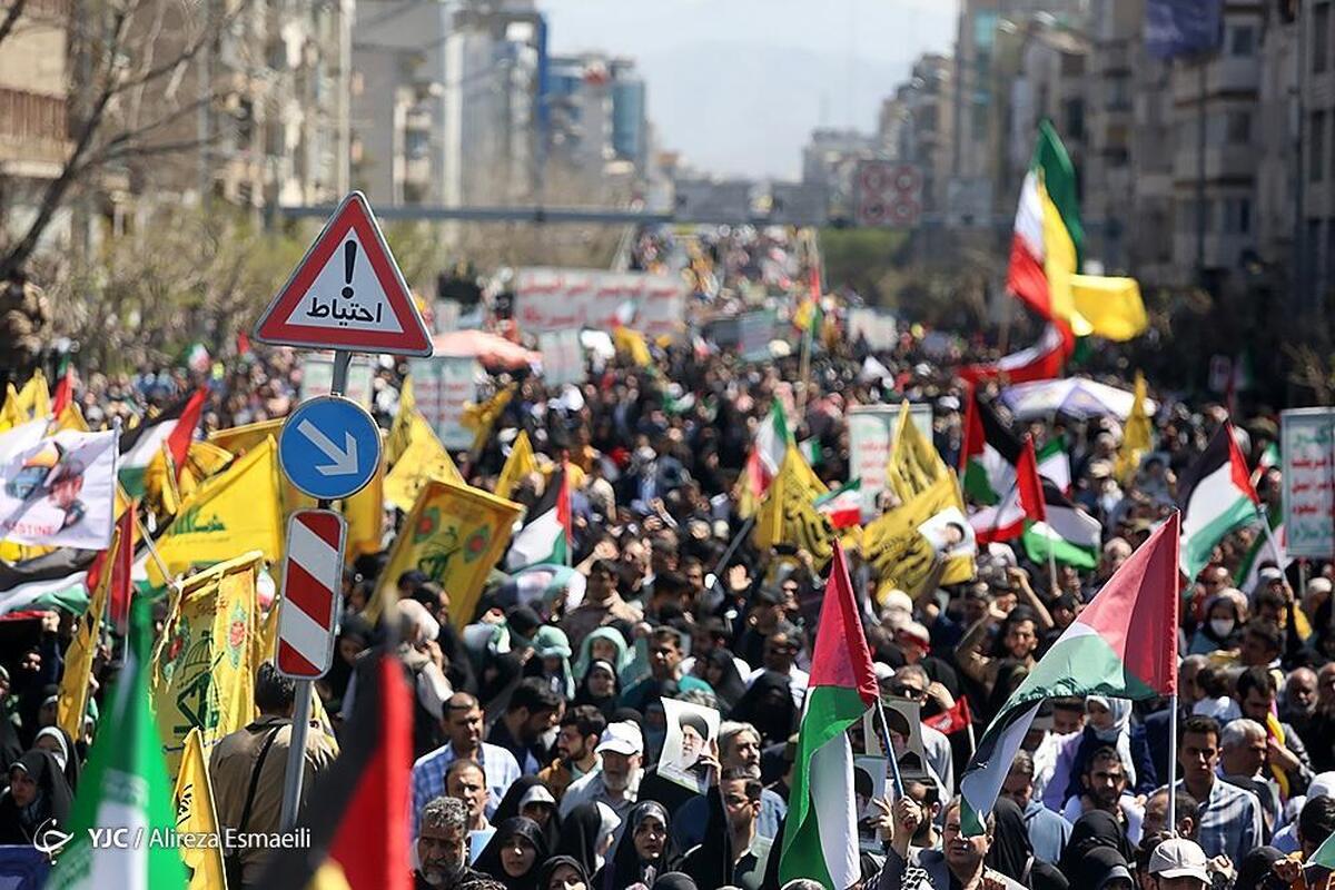 مراسم میزبانی از خانواده های شهدای اهل غزه
