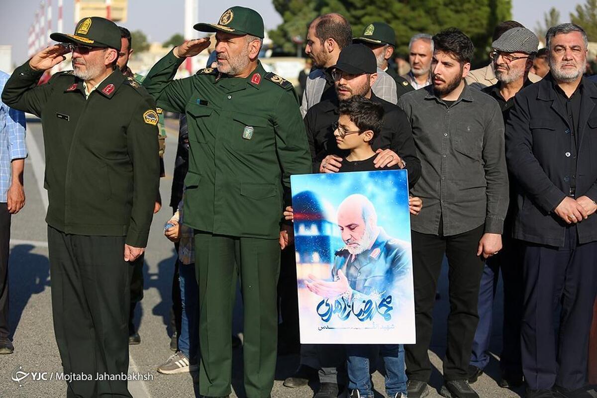 مراسم استقبال از شهدای گمنام دفاع مقدس / شیراز