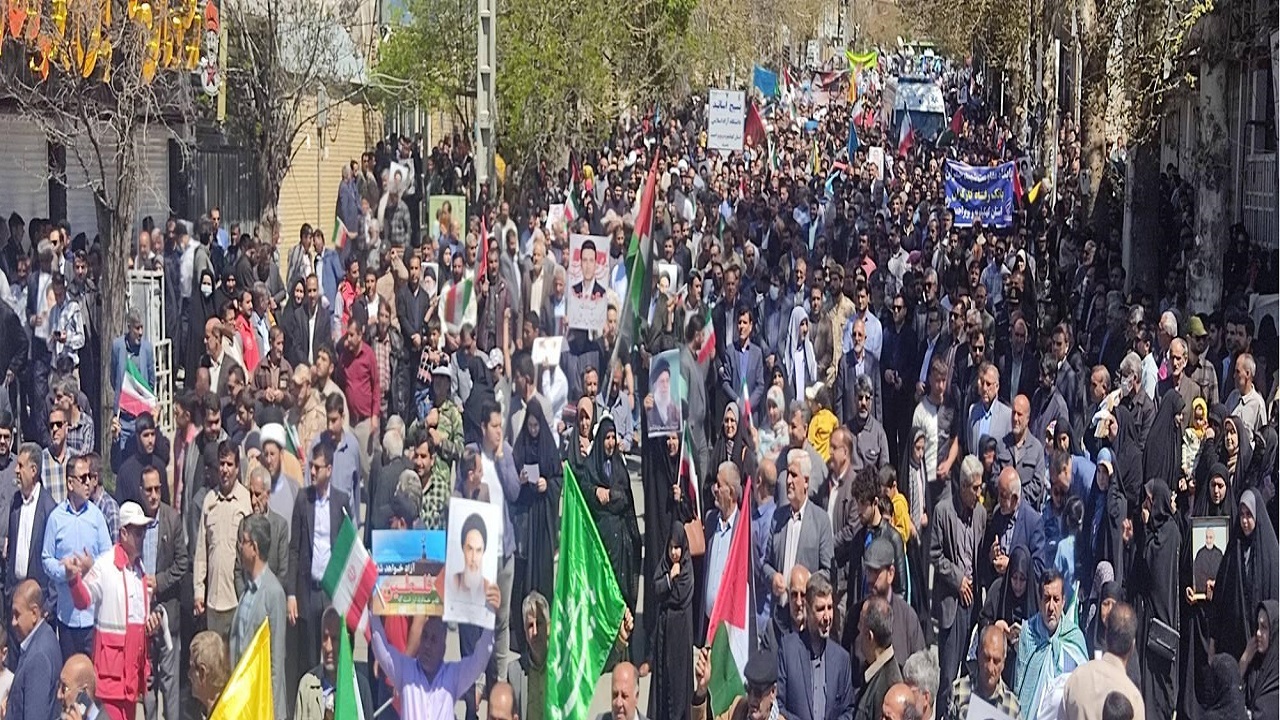 پیام تشکر شورای هماهنگی تبلیغات اسلامی از حضور مردم در راهپیمایی روز قدس