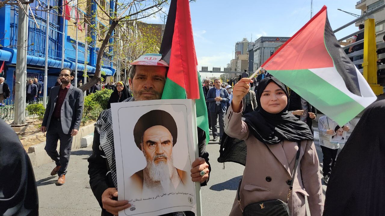 اتباع افغانستانی در روز قدس + فیلم