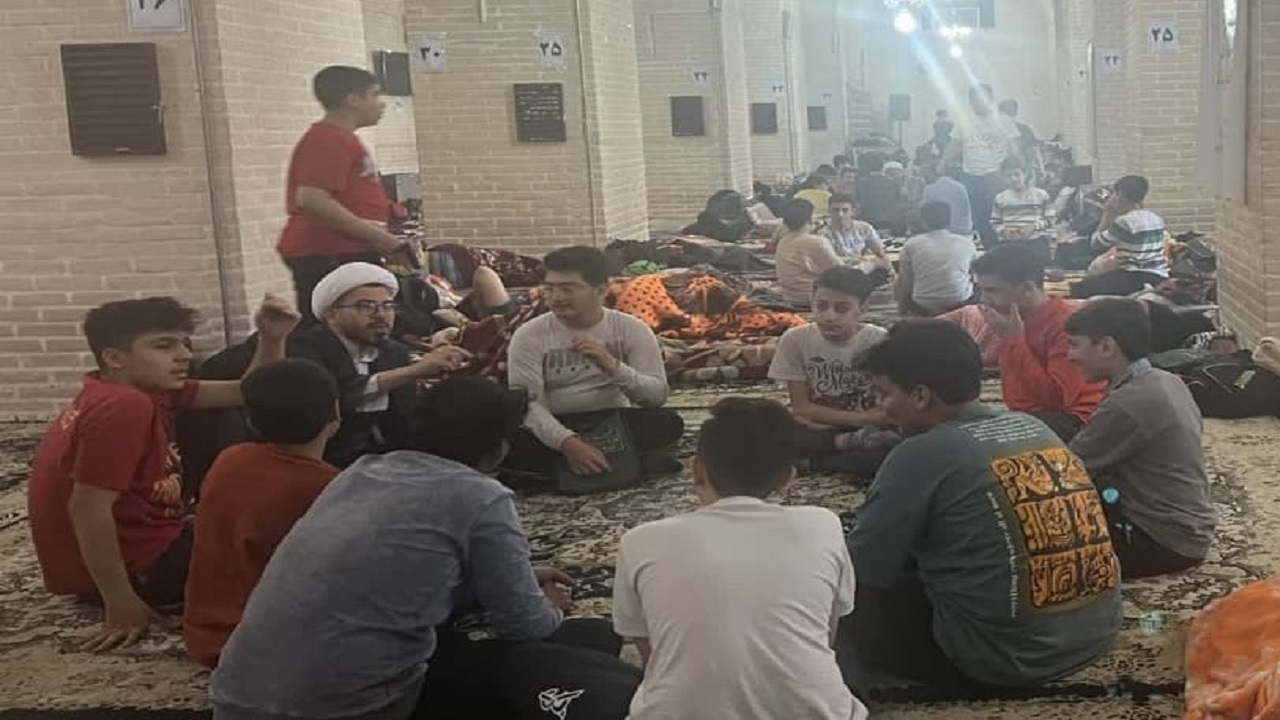 برگزاری اعتکاف دانش آموزی در قزوین