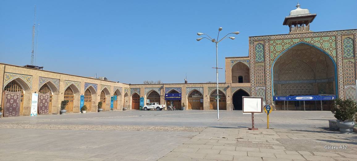 نمایی از مسجدالنبی در قزوین