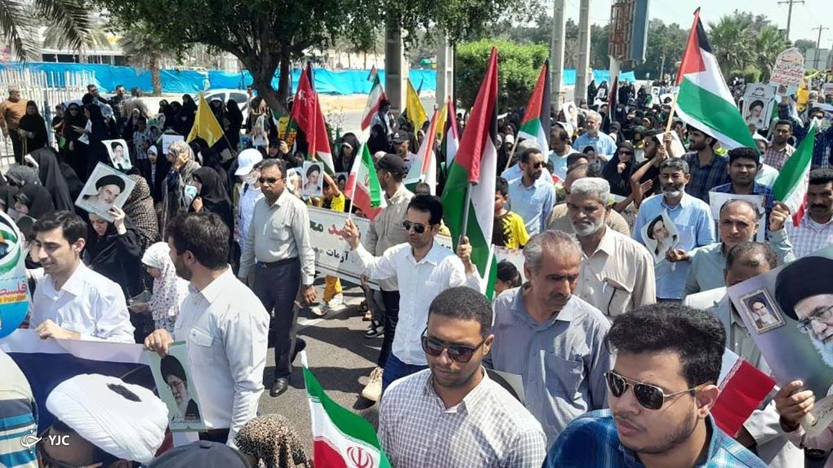 بیانیـه قدردانی شورای هماهنگی از حضور مردم هرمزگان در راهپیمایی روز جهانی قدس