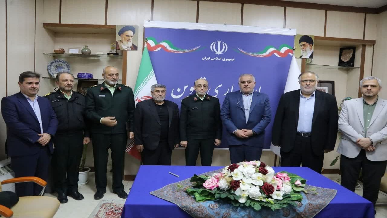 تفاهم نامه همکاری بین نیروی انتظامی و بنیاد مسکن استان قزوین