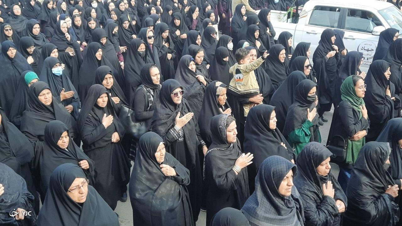 تشییع و تدفین پیکر شهید مدافع وطن در کلاله + تصاویر