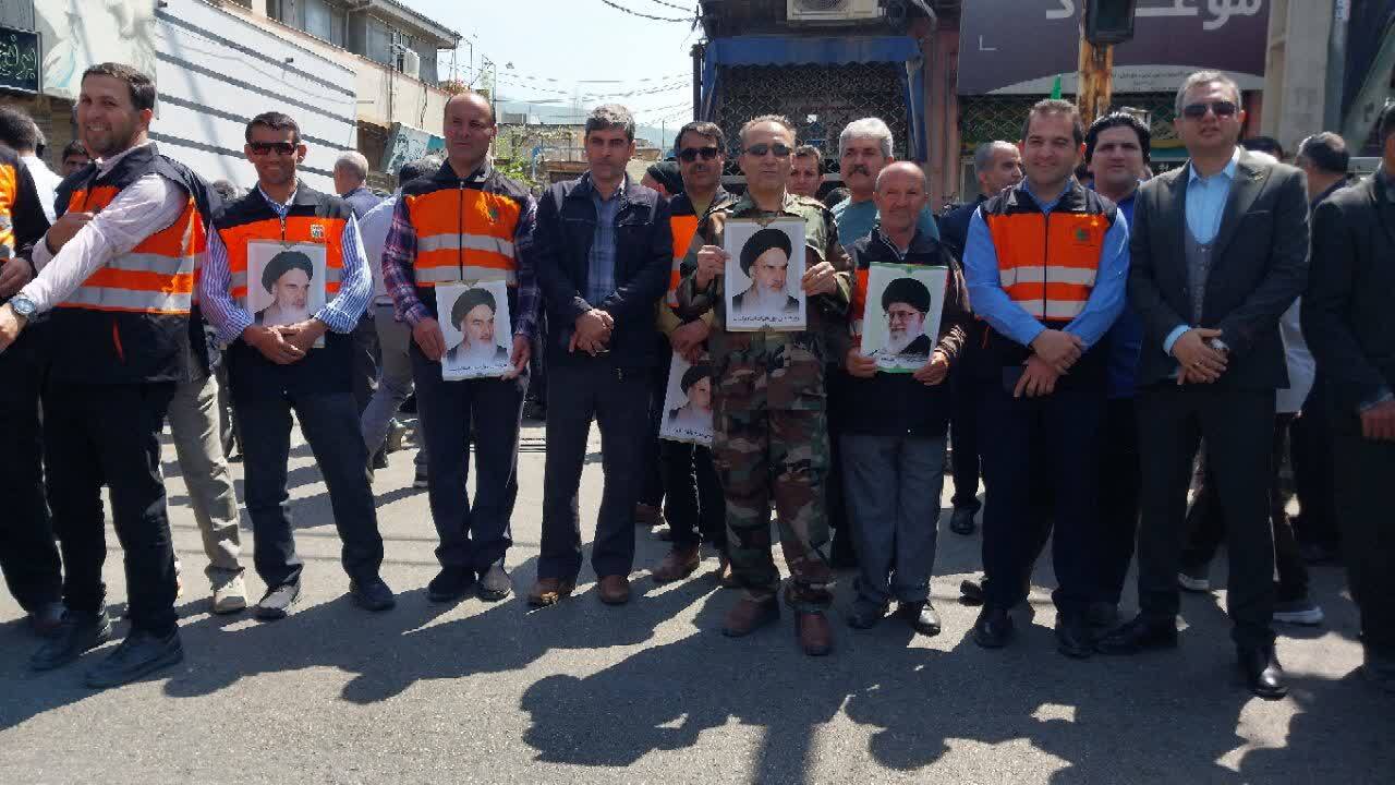 شرکت در راهپیمایی