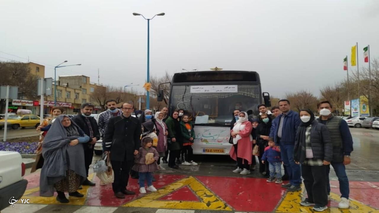 اتوبوس گردشگری در مهاباد راه‌اندازی شد