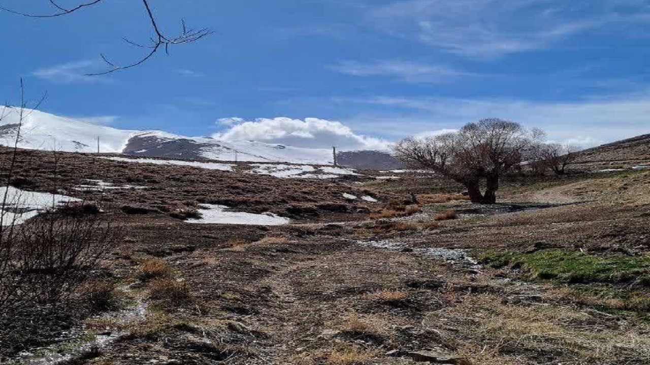 جلوه گری بهار در طبیعت روستای حاج فتحعلی + فیلم