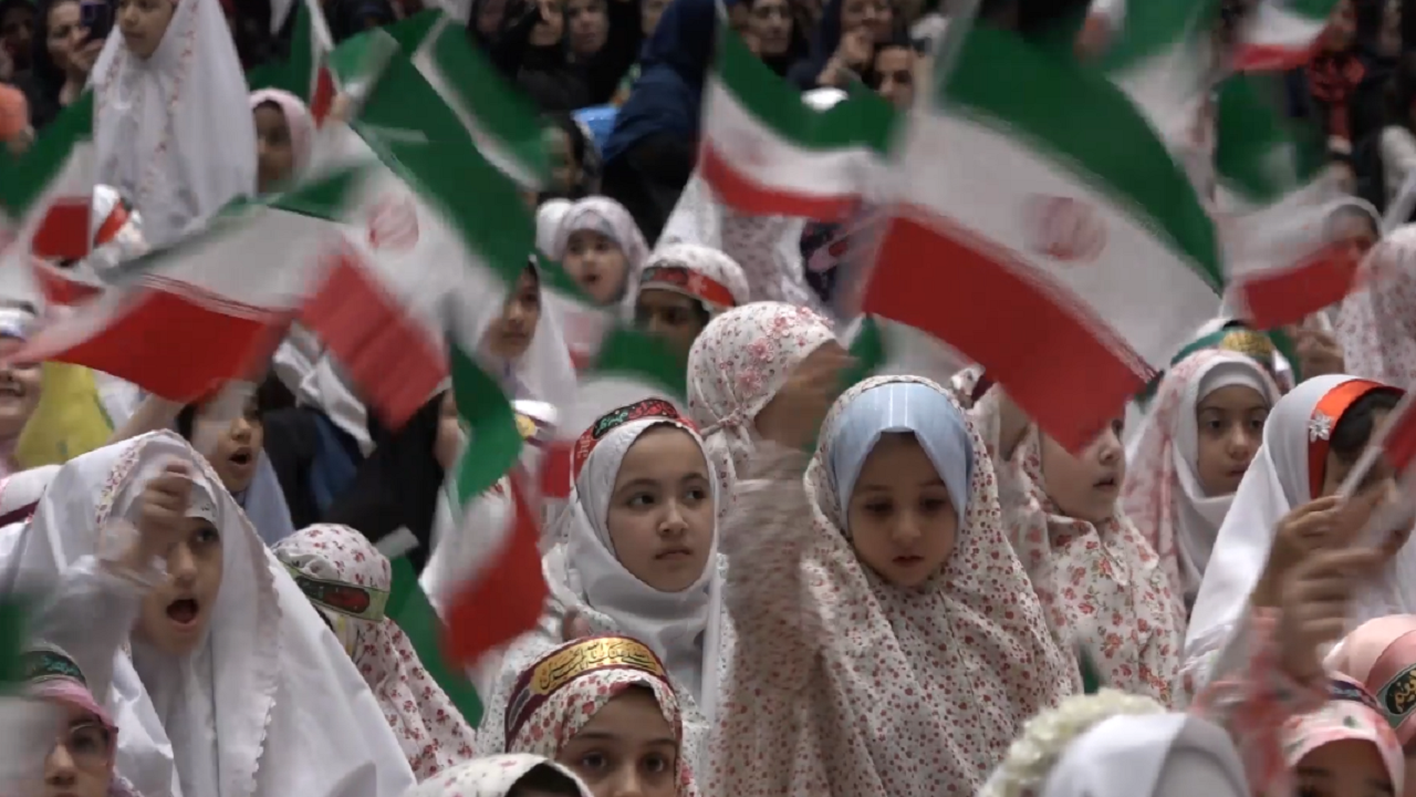 جشنی برای ۱۸ هزار دختر روزه اولی در گلستان + فیلم