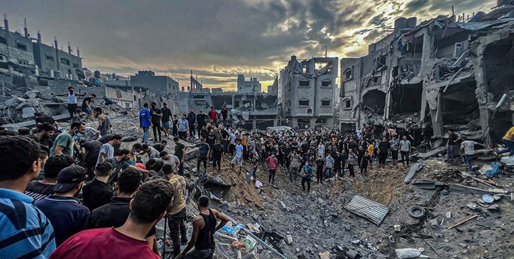 هلال احمر فلسطین: کامیون‌های کمک‌ها به غزه نیمه پر هستند