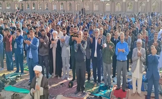 اقامه نماز عید سعید فطر در خراسان جنوبی