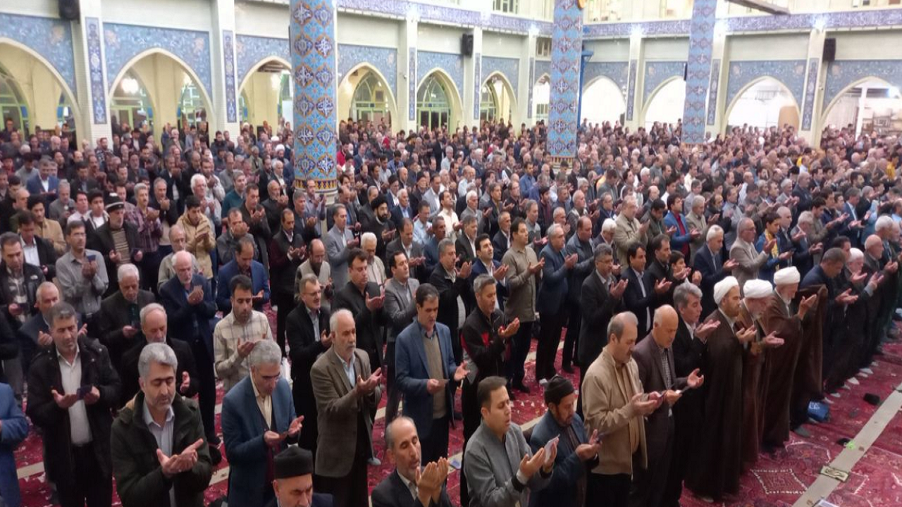 اقامه نماز عید فطر در آذربایجان شرقی