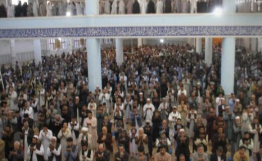 اقامه نماز عید فطر در افغانستان + تصاویر