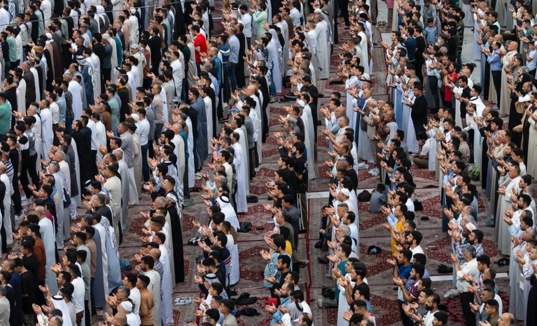 نماز عید فطر در بین&zwnj;الحرمین