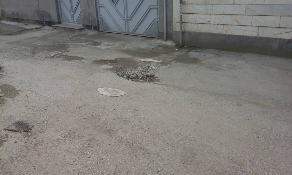 نمایان شدن چاله&zwnj;های عمیق در برخی از خیابان&zwnj;های کرمانشاه