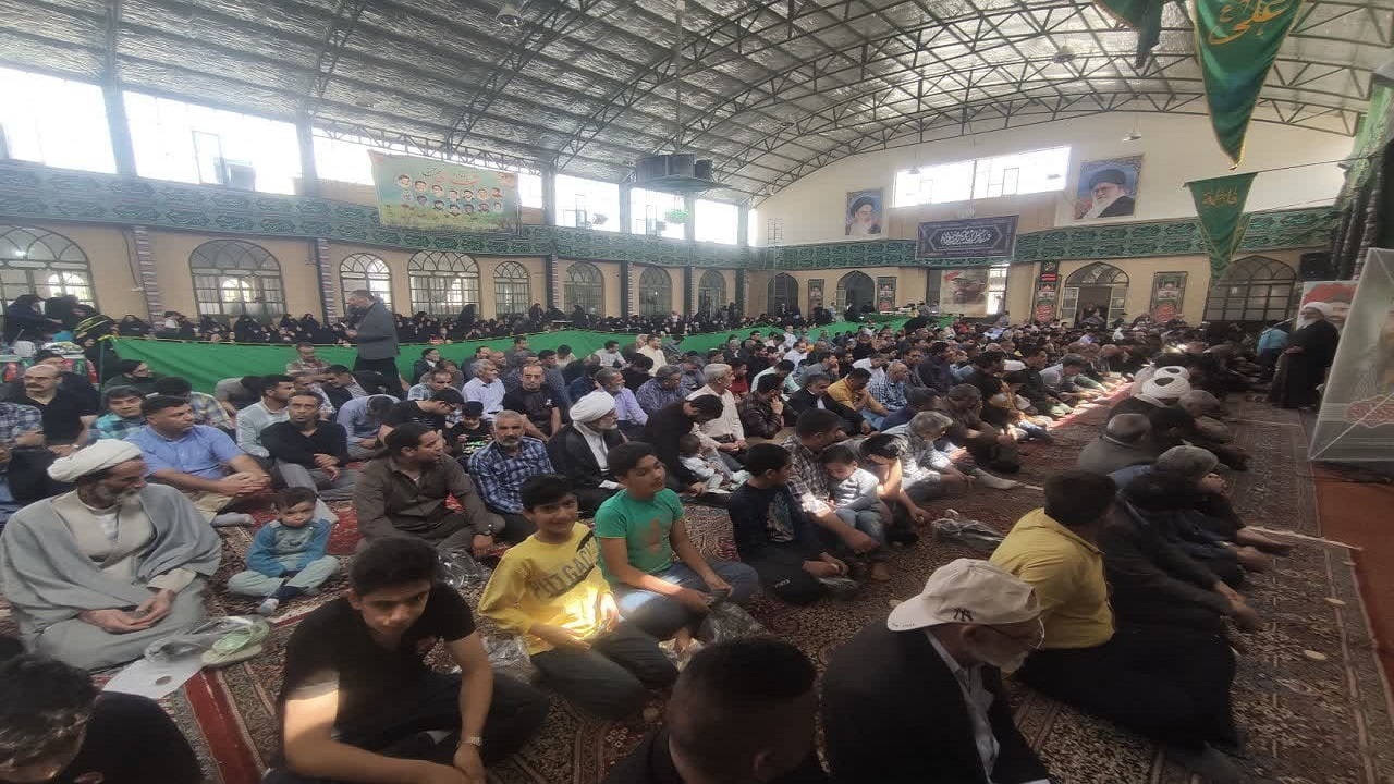 مراسم یادبود شهید حسن نژاد در طزنج