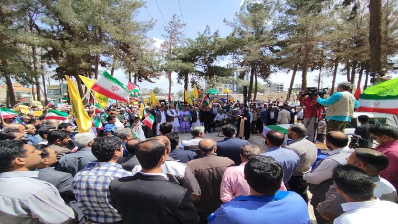 جشن و شادمانی مردم سیستان و بلوچستان  از حمله مقتدرانه ایران علیه رژیم صهیونیستی