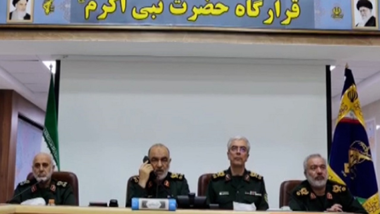 لحظه شروع عملیات سپاه پاسداران از پایگاه نبی اکرم