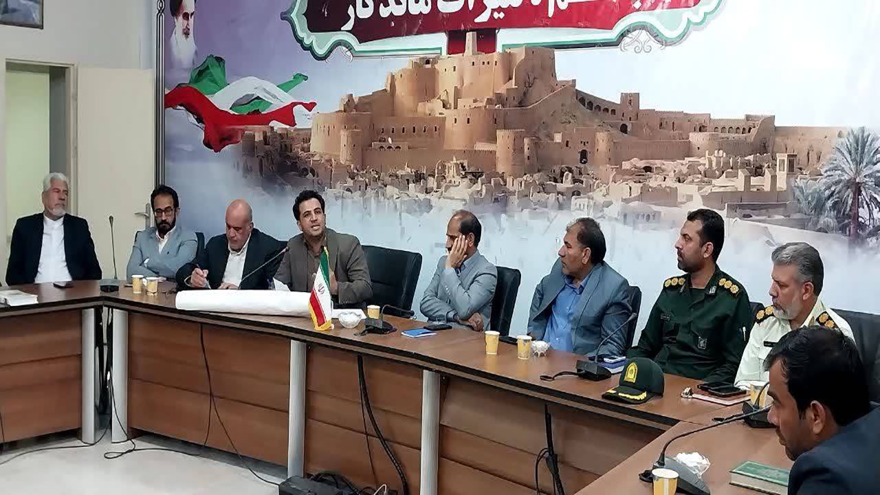 آماده باش کامل تمام ادارات شهرستان بم برای سیل احتمالی