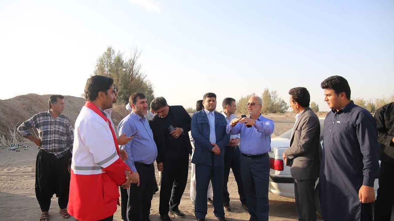 بازدید استاندار کرمان از مناطق درخطر سیل جنوب کرمان
