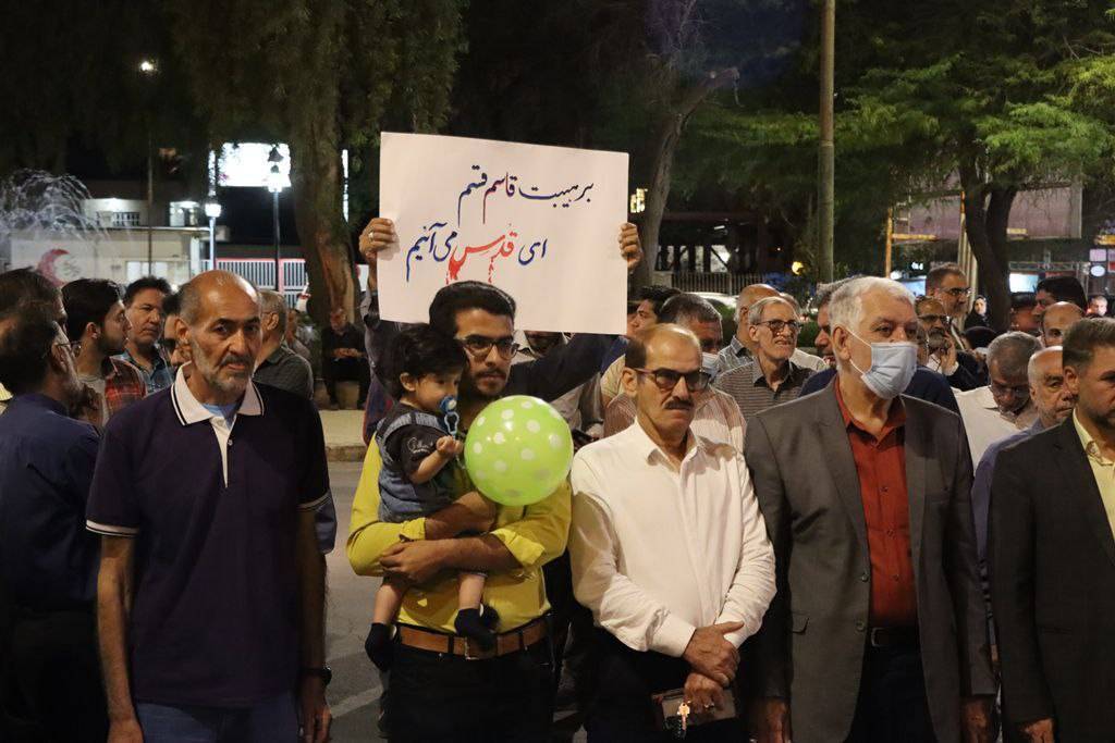 خوشحالی لارستانی ها برای حمله سپاه پاسداران به اسرائیل