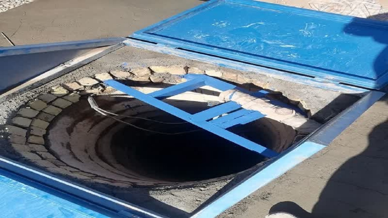 افزایش دبی آب با حفر گالری چاه در روستای دیزران