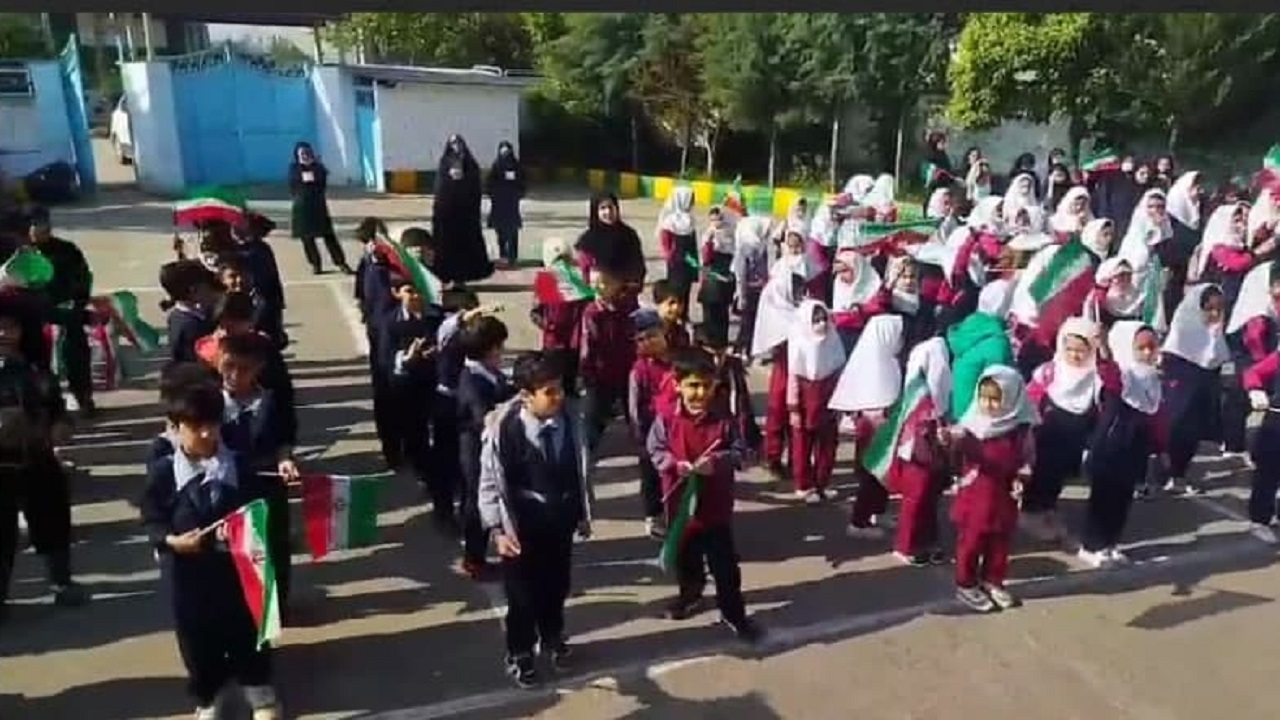 زنگ وعده صادق در دبستان قاسمی بخش بند پی غربی نواخته شد + فیلم