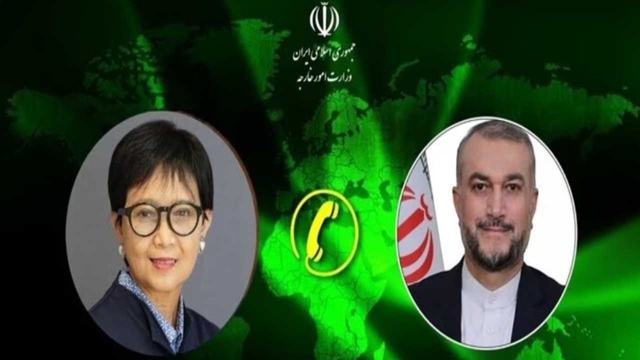 دعوت امیرعبداللهیان از وزیرخارجه اندونزی برای سفر به تهران