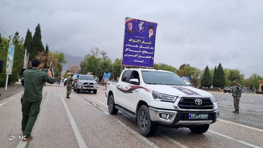 نمایش اقتدار ارتش در کرمان