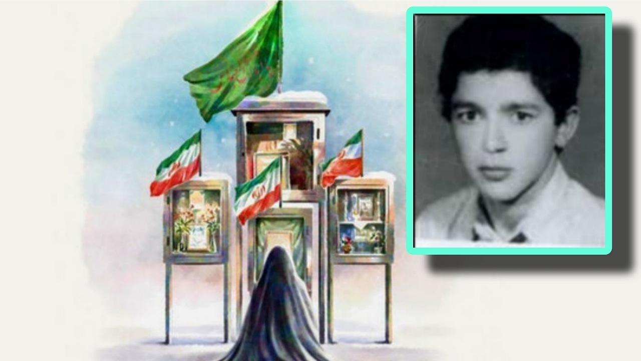 مادر شهید درمیانی، از شهدای تایباد، پس از ۴۰ سال به فرزندش پیوست