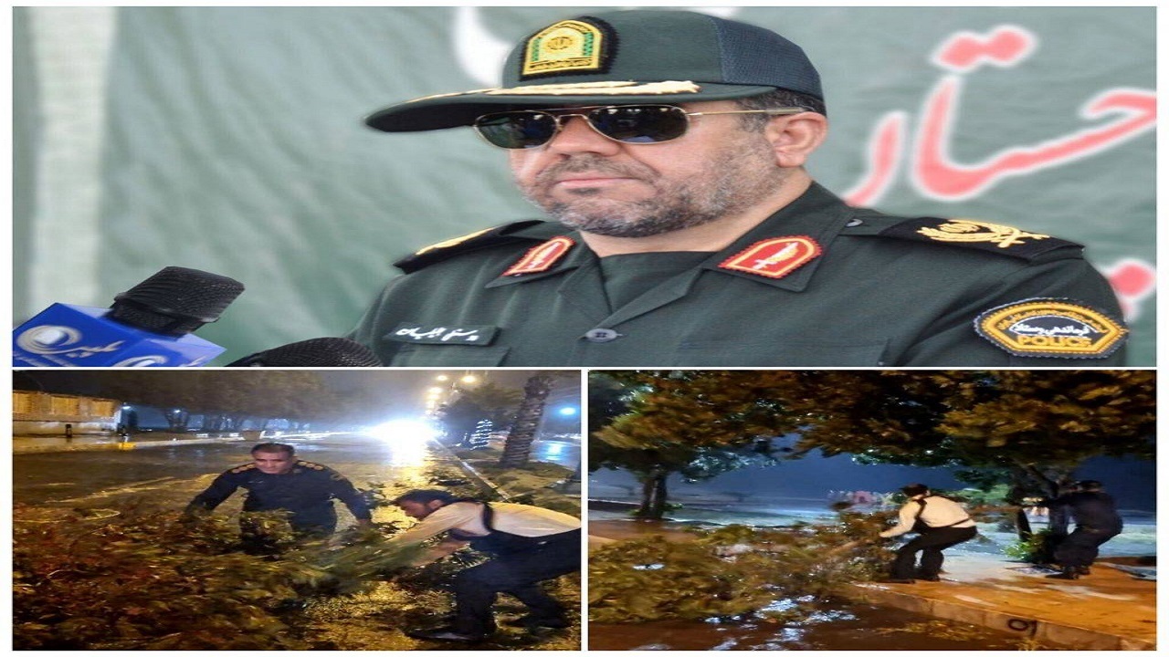 امداد رسانی پلیس  سیستان و بلوچستان به سیل زدگان جنوب استان