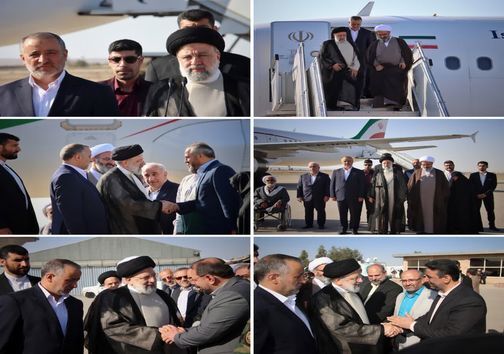 رئیس جمهور وارد سمنان شد