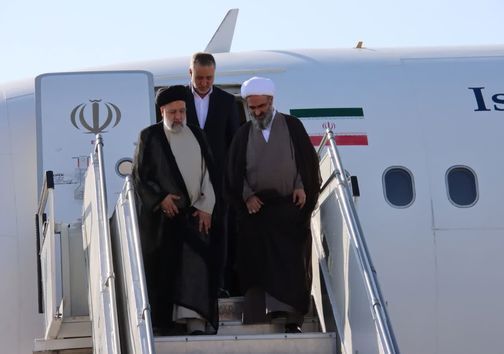 رئیس جمهور وارد سمنان شد