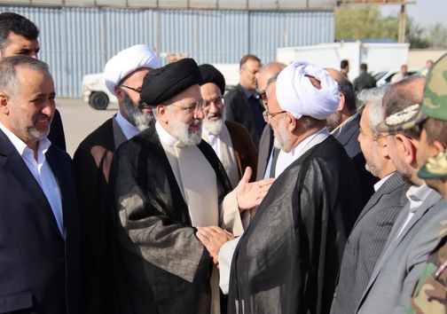 رئیس جمهور وارد سمنان شد