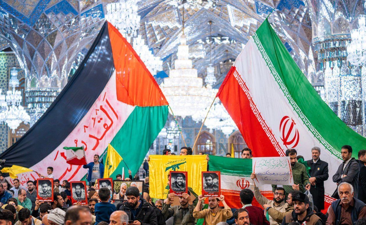راهپیمایی هرمزگانی ها در حمایت از حملات سپاه