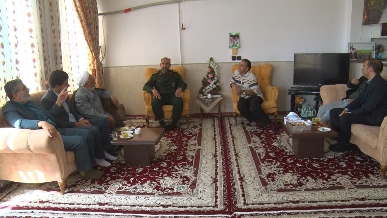 دیدار با جانبازان دفاع مقدس در میبد