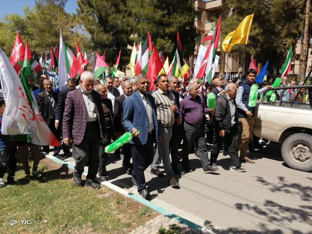 برگزاری راهپیمایی ضدصهیونیستی در کرمان