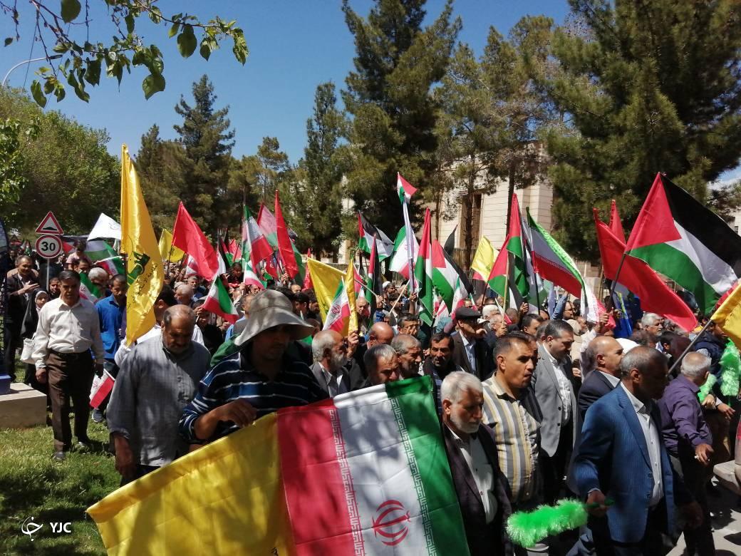 برگزاری راهپیمایی ضدصهیونیستی در کرمان