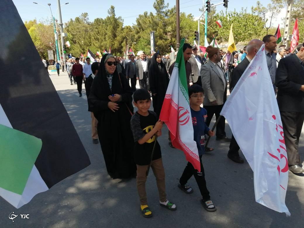 برگزاری راهپیمایی ضدصهیونیستی در کرمان