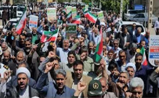 راهپیمایی مردم خراسان جنوبی در حمایت از عملیات تنبیهی وعده صادق راهپیمایی مردم خراسان جنوبی در حمایت از عملیات تنبیهی وعده صادق