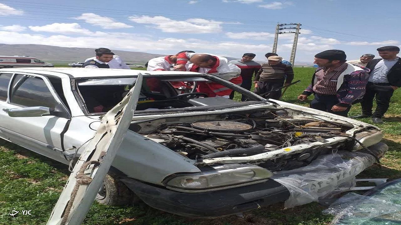 امدادرسانی به یک مصدوم در محور بروجن به بلداجی