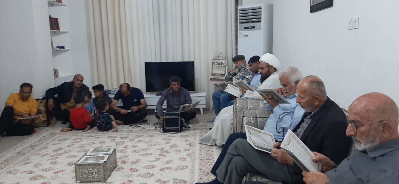 تلاوت قرآن در شهر پارسیان به مناسبت ماه مبارک رمضان