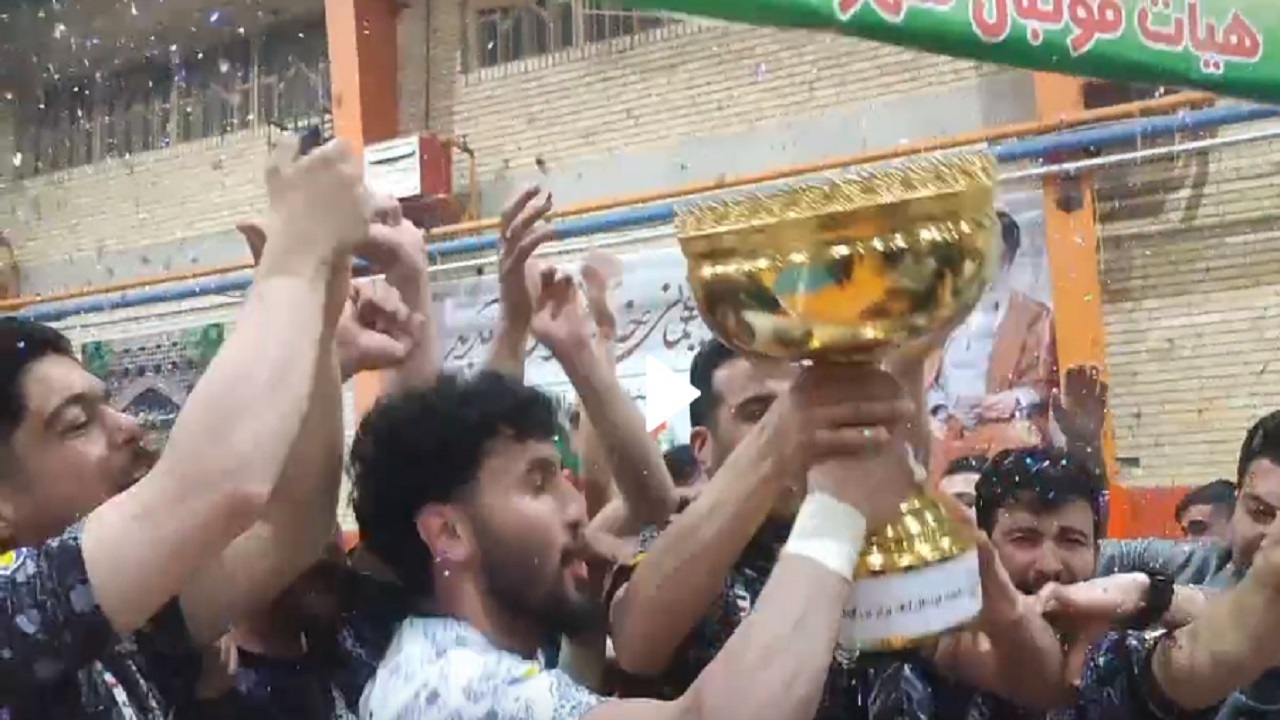 تیم سراب قهرمان لیگ برتر فوتسال آذربایجان شرقی