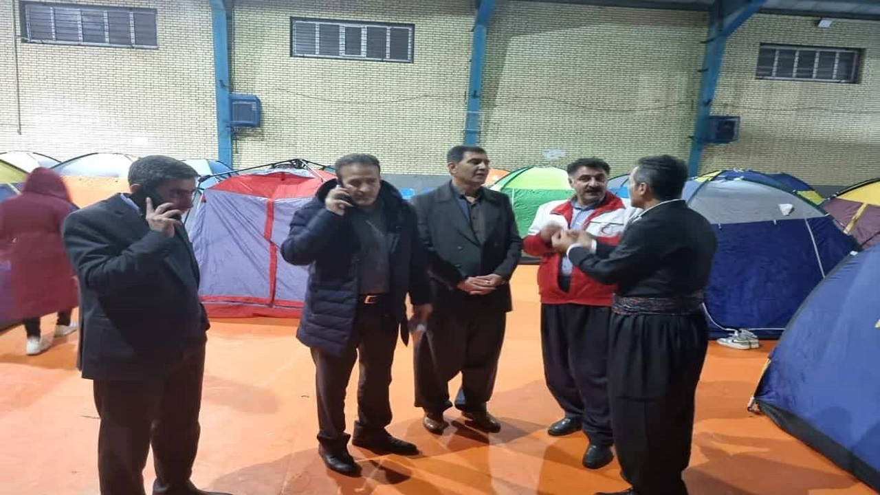 اسکان اضطراری مسافران نوروزی در شهرستان بانه