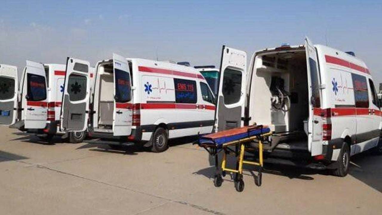 انجام ۱۳۷۶ ماموریت اورژانس پیش بیمارستانی دانشگاه علوم پزشکی جیرفت