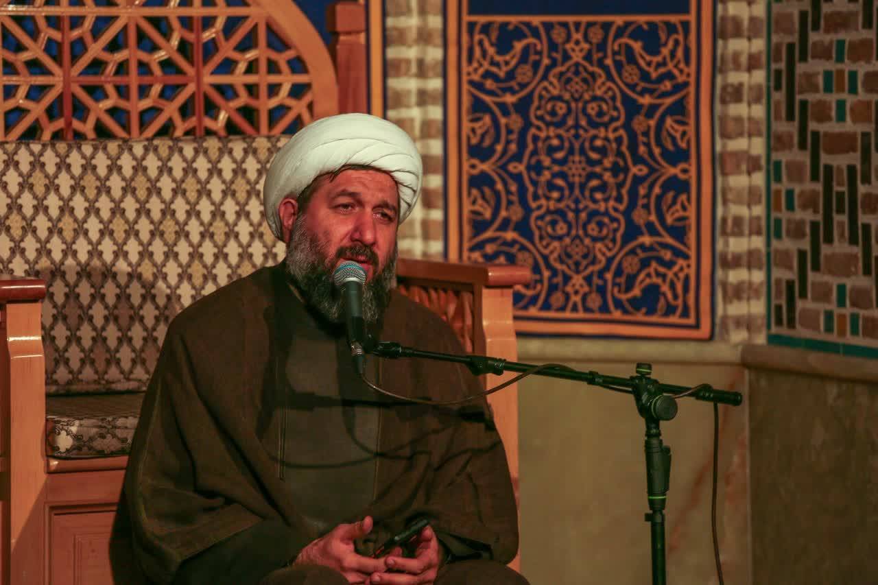 مراسم سخنرانی در مدرسه حوزه علمیه مروی