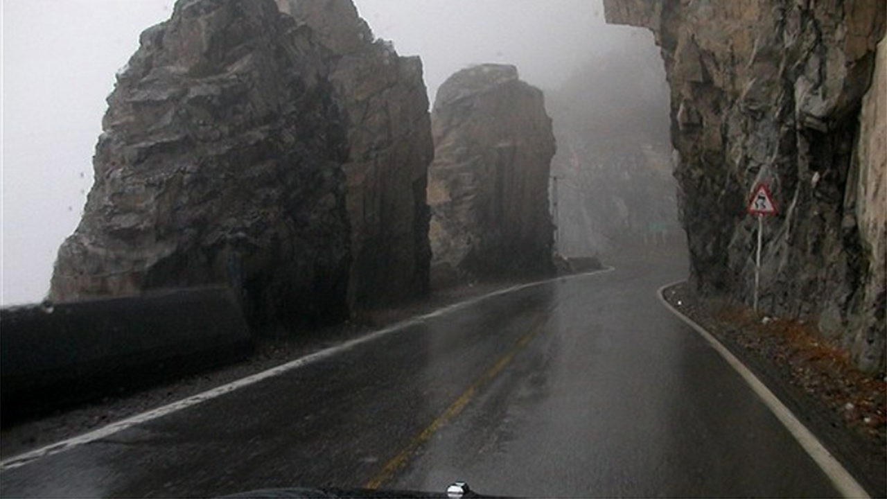 کُندی تردد در جاده دشت ارژن_ شیراز
