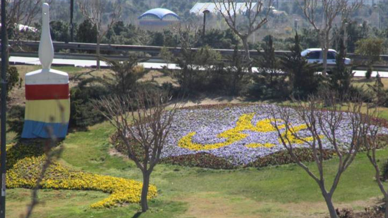 گسترده شدن ۵۸ فرش و سبد گل در باب الرضای تهران